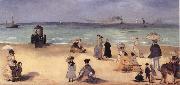 Edouard Manet, On the Beach,Boulogne-sur-Mer
